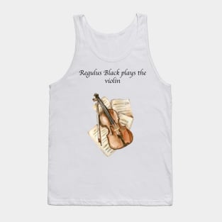 Regulus Black Plays the Violin Tank Top